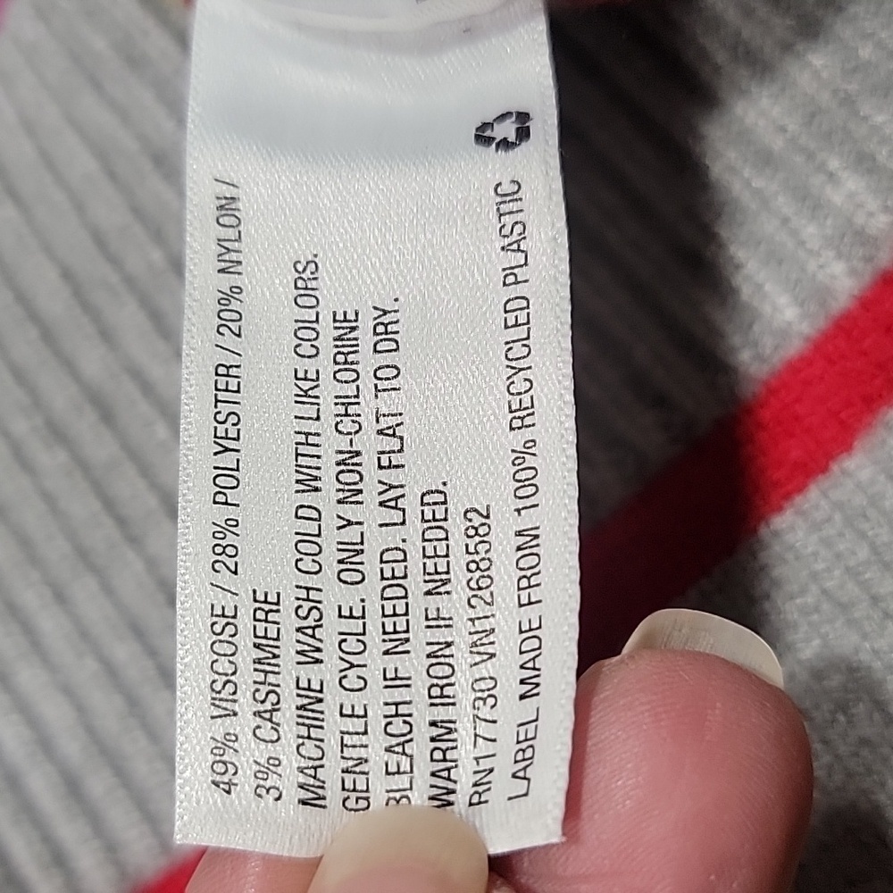 La Ligne for Target Gray Sweater with Multi-Color Stripes, Long Sleeve, EUC - Picture 11 of 11